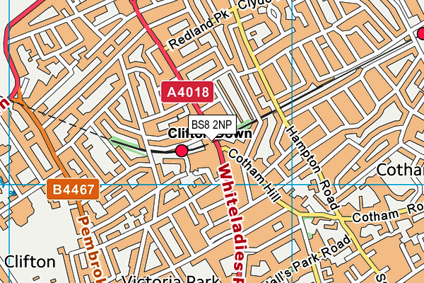 BS8 2NP map - OS VectorMap District (Ordnance Survey)