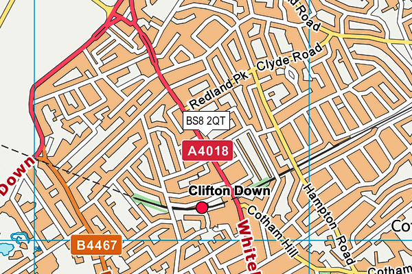 Map of RAINBOW ROOMS (BRISTOL) LTD at district scale