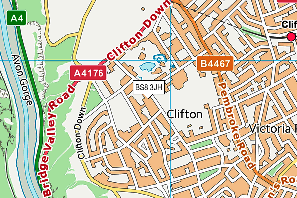 Map of THE CLIFTON (BRISTOL) TRUSTEE COMPANY LIMITED at district scale