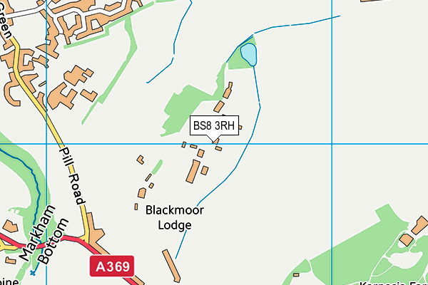 BS8 3RH map - OS VectorMap District (Ordnance Survey)