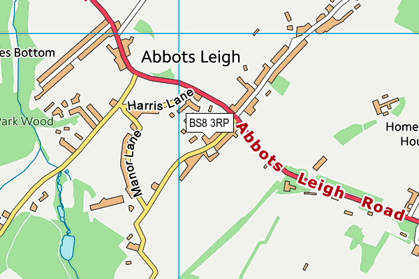 Map of THE ABBOTS LEIGH PUB CO LTD at district scale