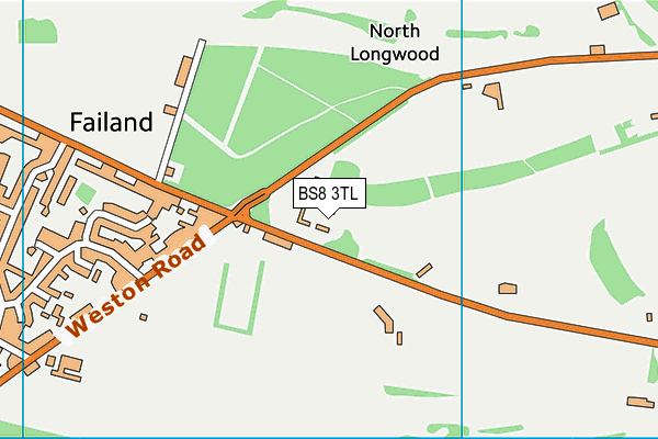 BS8 3TL map - OS VectorMap District (Ordnance Survey)