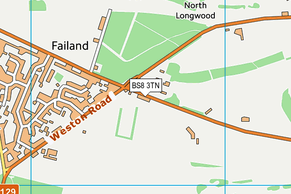 Queen Elizabeths Hospital School Playing Fields map (BS8 3TN) - OS VectorMap District (Ordnance Survey)
