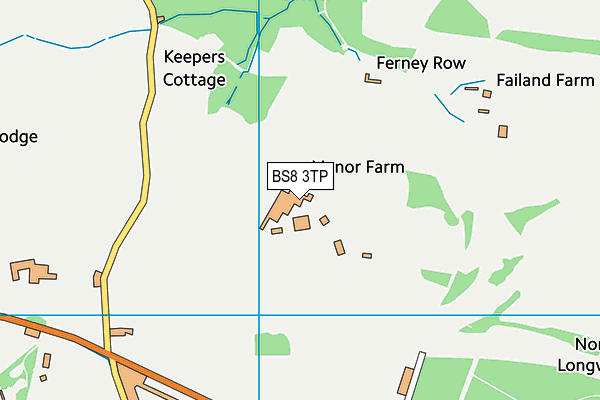 BS8 3TP map - OS VectorMap District (Ordnance Survey)