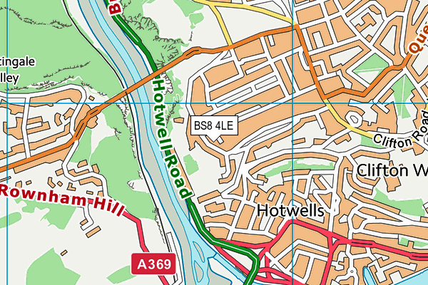 BS8 4LE map - OS VectorMap District (Ordnance Survey)