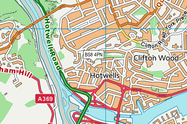 BS8 4PN map - OS VectorMap District (Ordnance Survey)