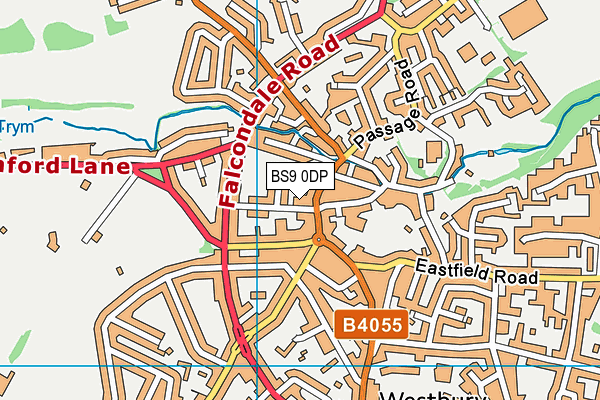 BS9 0DP map - OS VectorMap District (Ordnance Survey)