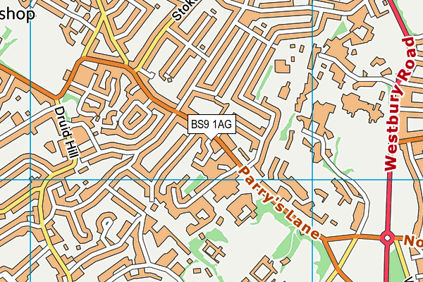 BS9 1AG map - OS VectorMap District (Ordnance Survey)