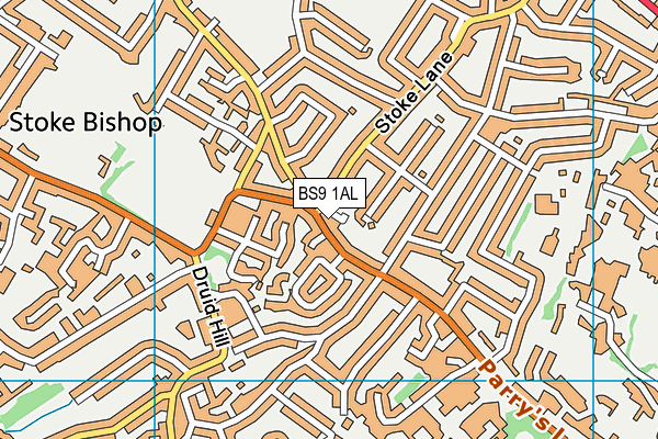 BS9 1AL map - OS VectorMap District (Ordnance Survey)