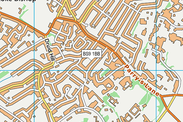 BS9 1BB map - OS VectorMap District (Ordnance Survey)