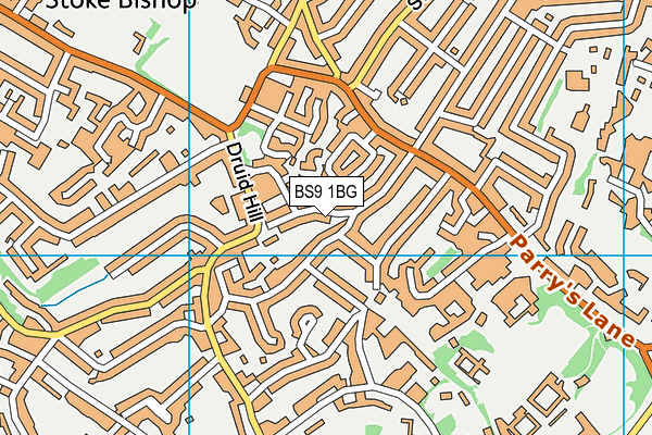 BS9 1BG map - OS VectorMap District (Ordnance Survey)