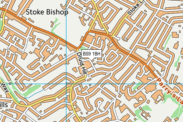 BS9 1BH map - OS VectorMap District (Ordnance Survey)