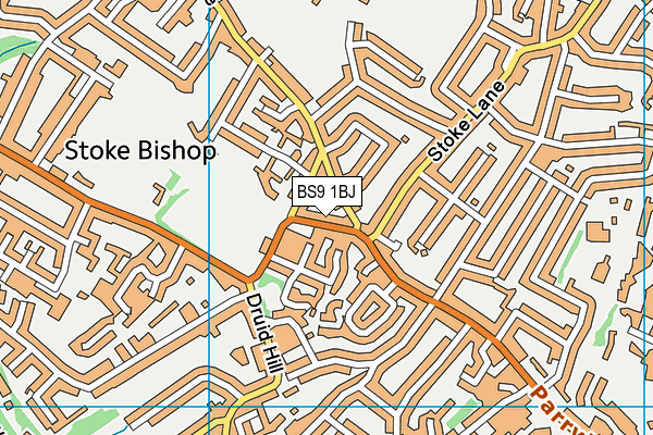 BS9 1BJ map - OS VectorMap District (Ordnance Survey)