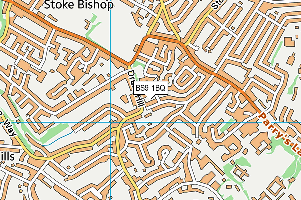 BS9 1BQ map - OS VectorMap District (Ordnance Survey)