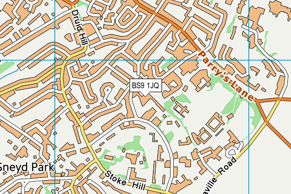 BS9 1JQ map - OS VectorMap District (Ordnance Survey)
