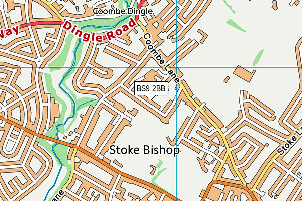 BS9 2BB map - OS VectorMap District (Ordnance Survey)