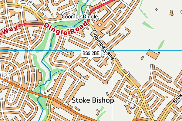 BS9 2BE map - OS VectorMap District (Ordnance Survey)