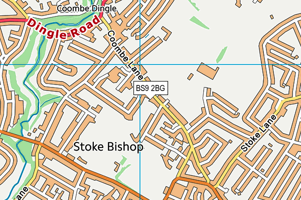 BS9 2BG map - OS VectorMap District (Ordnance Survey)