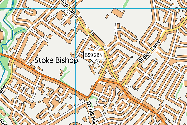 BS9 2BN map - OS VectorMap District (Ordnance Survey)