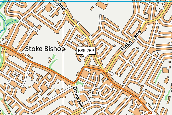 BS9 2BP map - OS VectorMap District (Ordnance Survey)