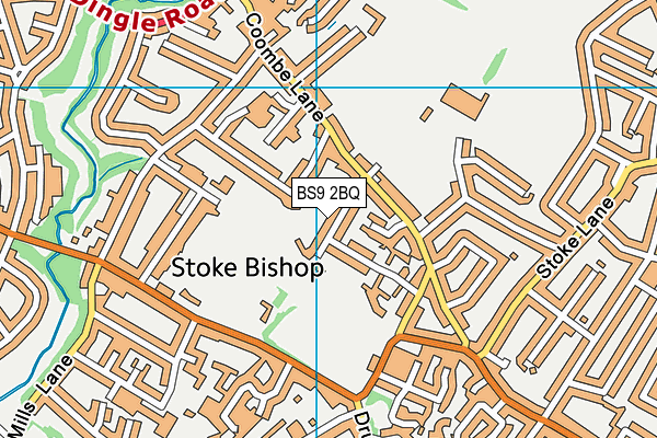 BS9 2BQ map - OS VectorMap District (Ordnance Survey)