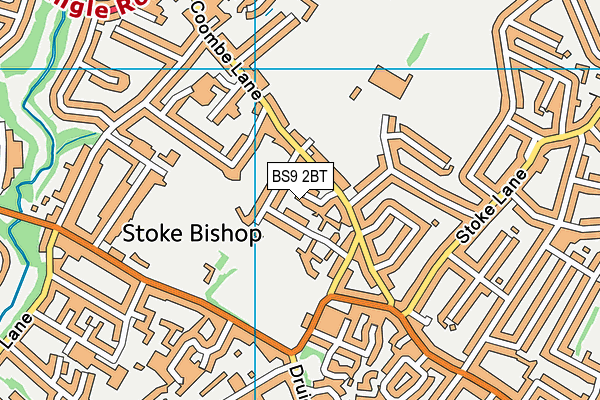 BS9 2BT map - OS VectorMap District (Ordnance Survey)