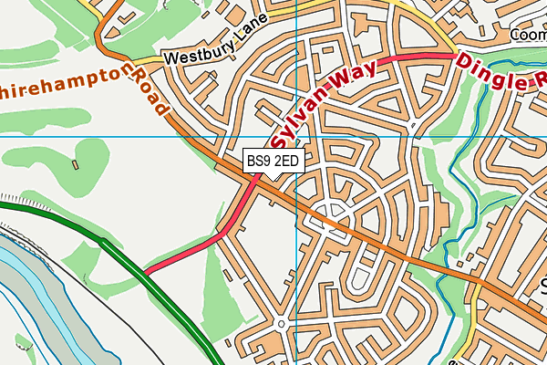 BS9 2ED map - OS VectorMap District (Ordnance Survey)