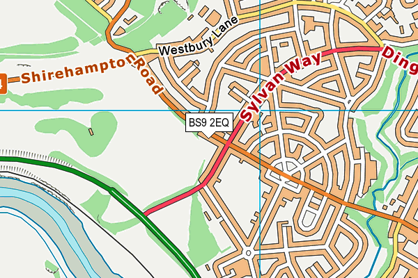 BS9 2EQ map - OS VectorMap District (Ordnance Survey)