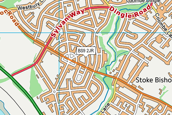 BS9 2JR map - OS VectorMap District (Ordnance Survey)
