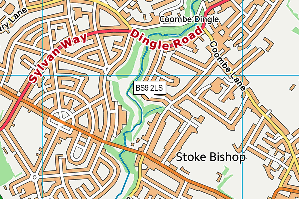 BS9 2LS map - OS VectorMap District (Ordnance Survey)