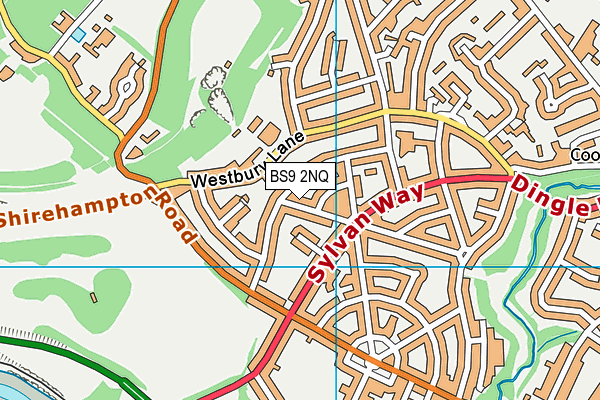 BS9 2NQ map - OS VectorMap District (Ordnance Survey)