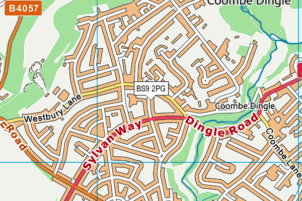 BS9 2PG map - OS VectorMap District (Ordnance Survey)