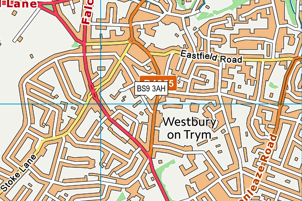 BS9 3AH map - OS VectorMap District (Ordnance Survey)