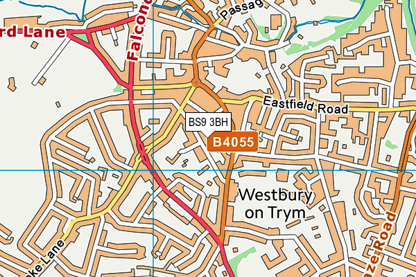 BS9 3BH map - OS VectorMap District (Ordnance Survey)