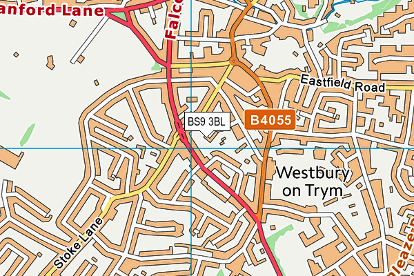 BS9 3BL map - OS VectorMap District (Ordnance Survey)