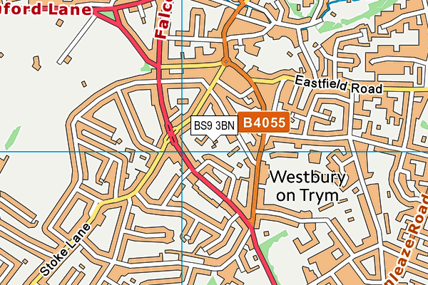 BS9 3BN map - OS VectorMap District (Ordnance Survey)