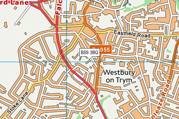 BS9 3BQ map - OS VectorMap District (Ordnance Survey)