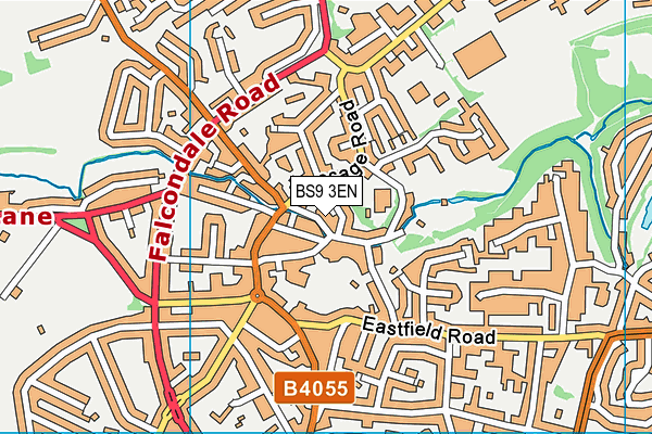 BS9 3EN map - OS VectorMap District (Ordnance Survey)