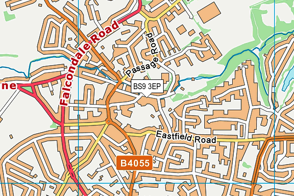 BS9 3EP map - OS VectorMap District (Ordnance Survey)