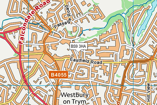 BS9 3HA map - OS VectorMap District (Ordnance Survey)