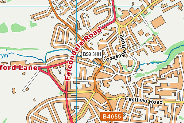 BS9 3HH map - OS VectorMap District (Ordnance Survey)