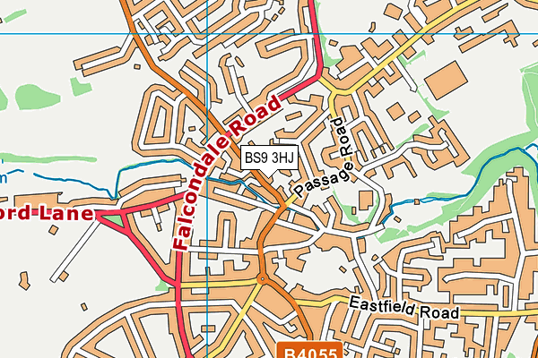 BS9 3HJ map - OS VectorMap District (Ordnance Survey)