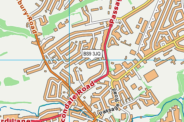 BS9 3JQ map - OS VectorMap District (Ordnance Survey)