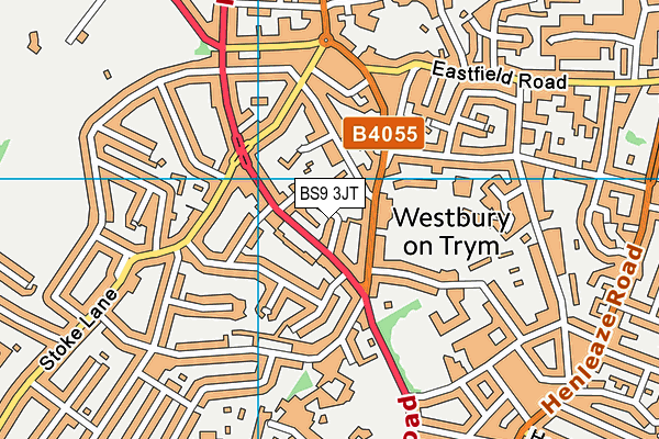 BS9 3JT map - OS VectorMap District (Ordnance Survey)