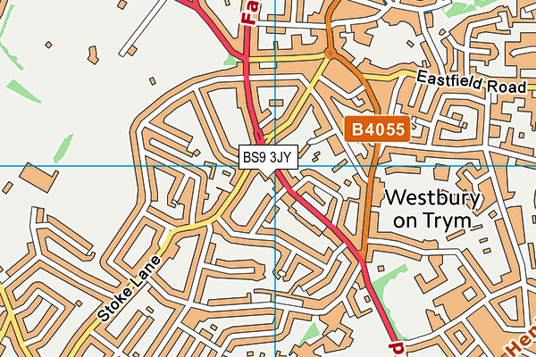 BS9 3JY map - OS VectorMap District (Ordnance Survey)