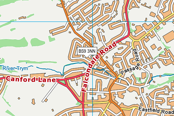 BS9 3NN map - OS VectorMap District (Ordnance Survey)