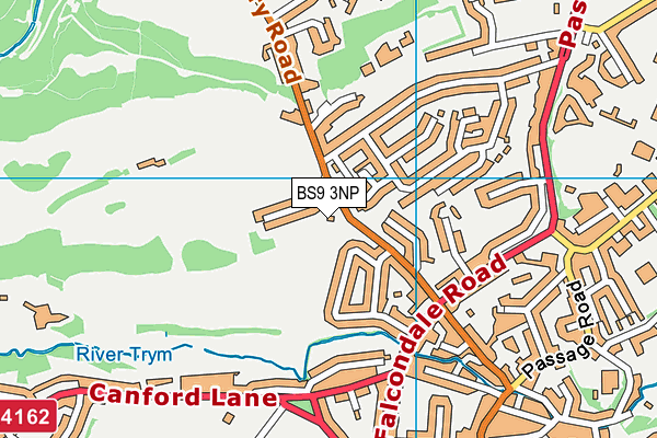 BS9 3NP map - OS VectorMap District (Ordnance Survey)