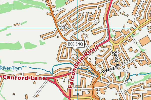 BS9 3NQ map - OS VectorMap District (Ordnance Survey)