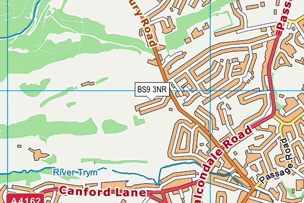 BS9 3NR map - OS VectorMap District (Ordnance Survey)
