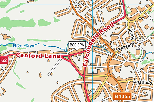 BS9 3PA map - OS VectorMap District (Ordnance Survey)